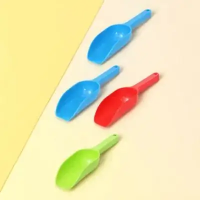 4-teiliges Kinder-Schneeschaufel-Set, Langlebige Kunststoff-Flachkopf-Sandschaufeln für Kinder, Outdoor-Strand-Sandgraben-Sommerschaufeln