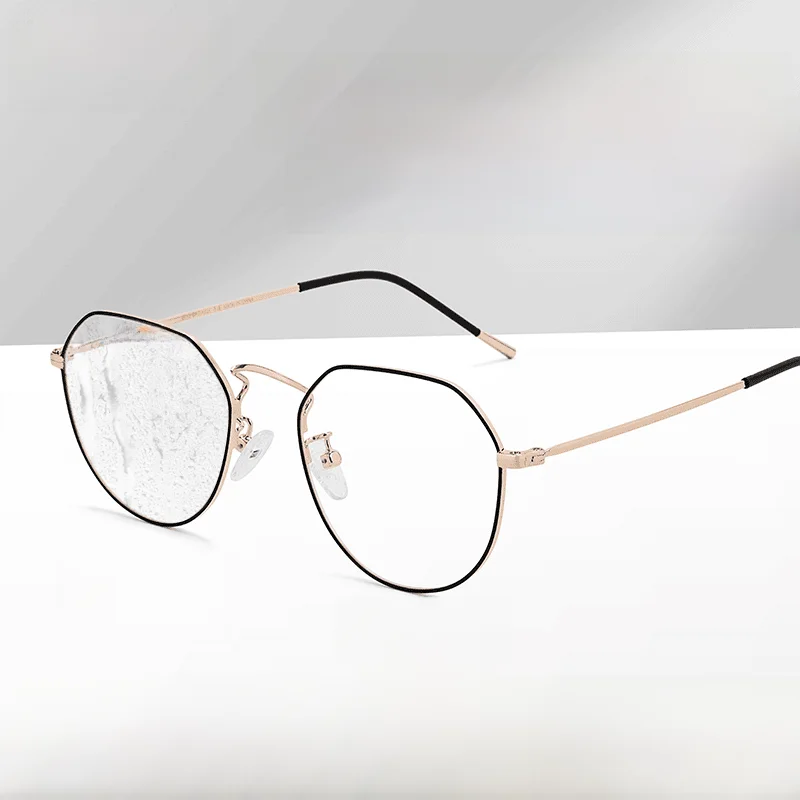 超軽量純チタン製女性用遠近両用メガネ、曇り止めブルーライトカット、自動調整機能付きリーディンググラス