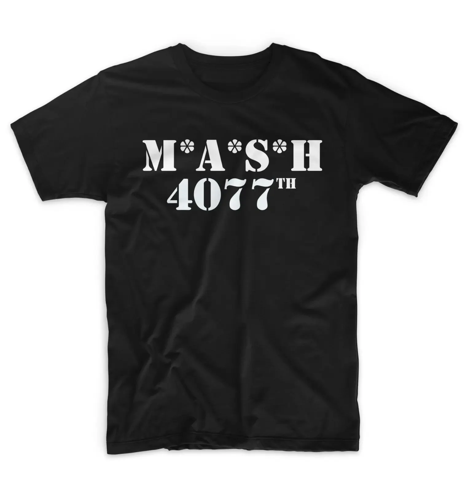 Harajuku Oversized Men Clothing Graphic T Shirts Top M A S H 4077 Military Army Green US Marines RAF Retro MASH 4077TH T Shirt