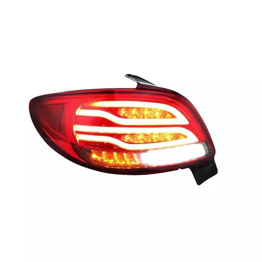 Car led Taillight rear Lamp assembly for Peugeot 206 207 Rear Bumper Light Brake Driving Turn Signal 2pcs