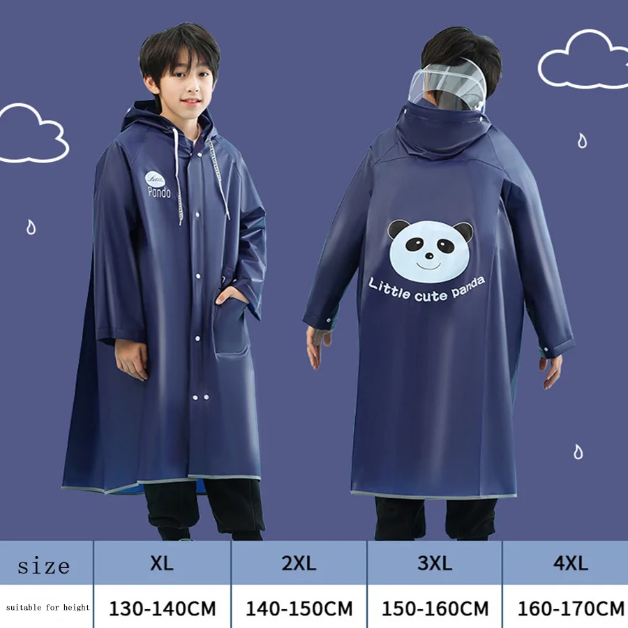 A children\'s raincoat, suitable for male and female primary school students, middle and high school students rainproof poncho