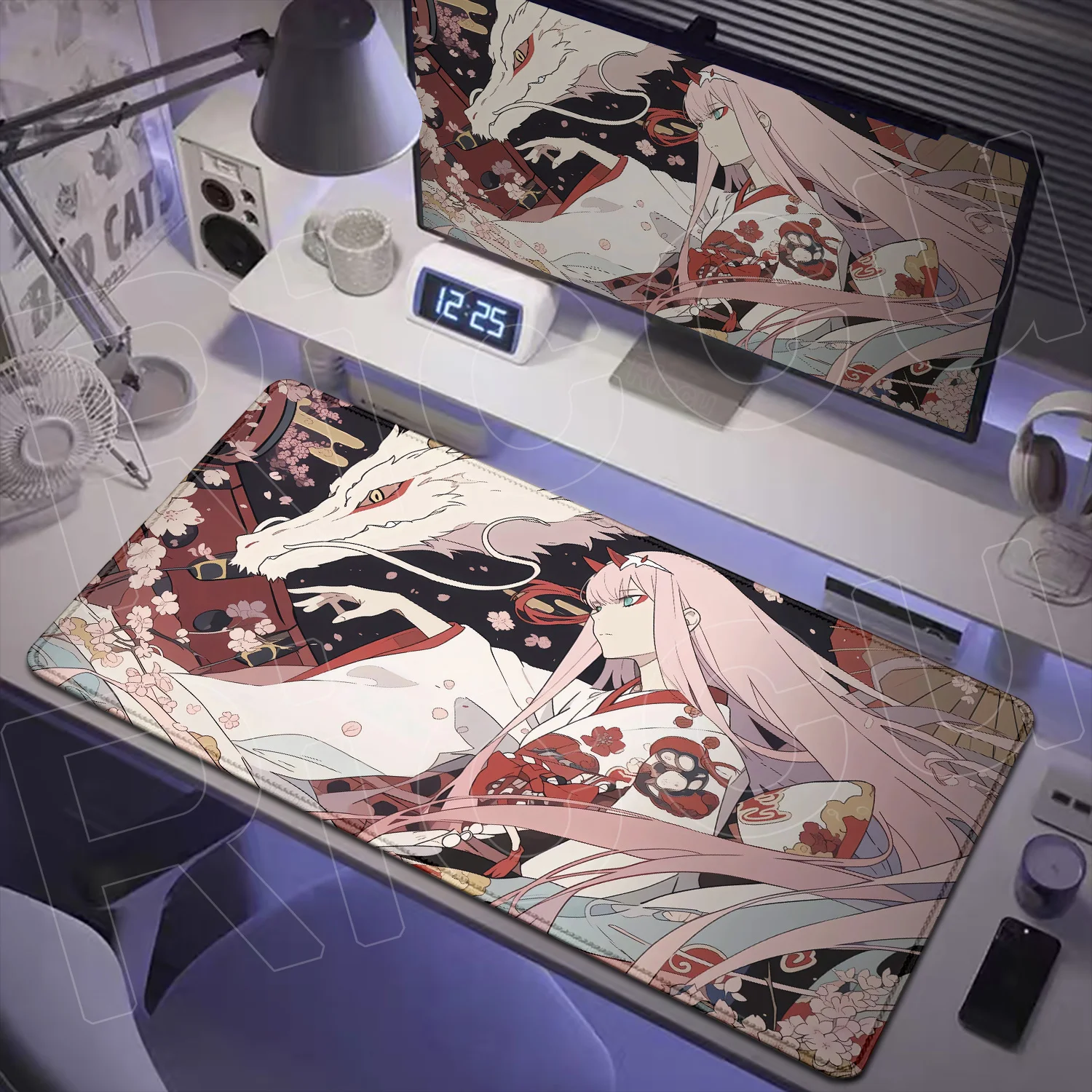 

Japan Anime Darling In The FranXX Rubber Mouse Pad Laptop Office Long Desk Mats Kawaii Zero Two Pc Gamer Keyboard Speed Mousepad