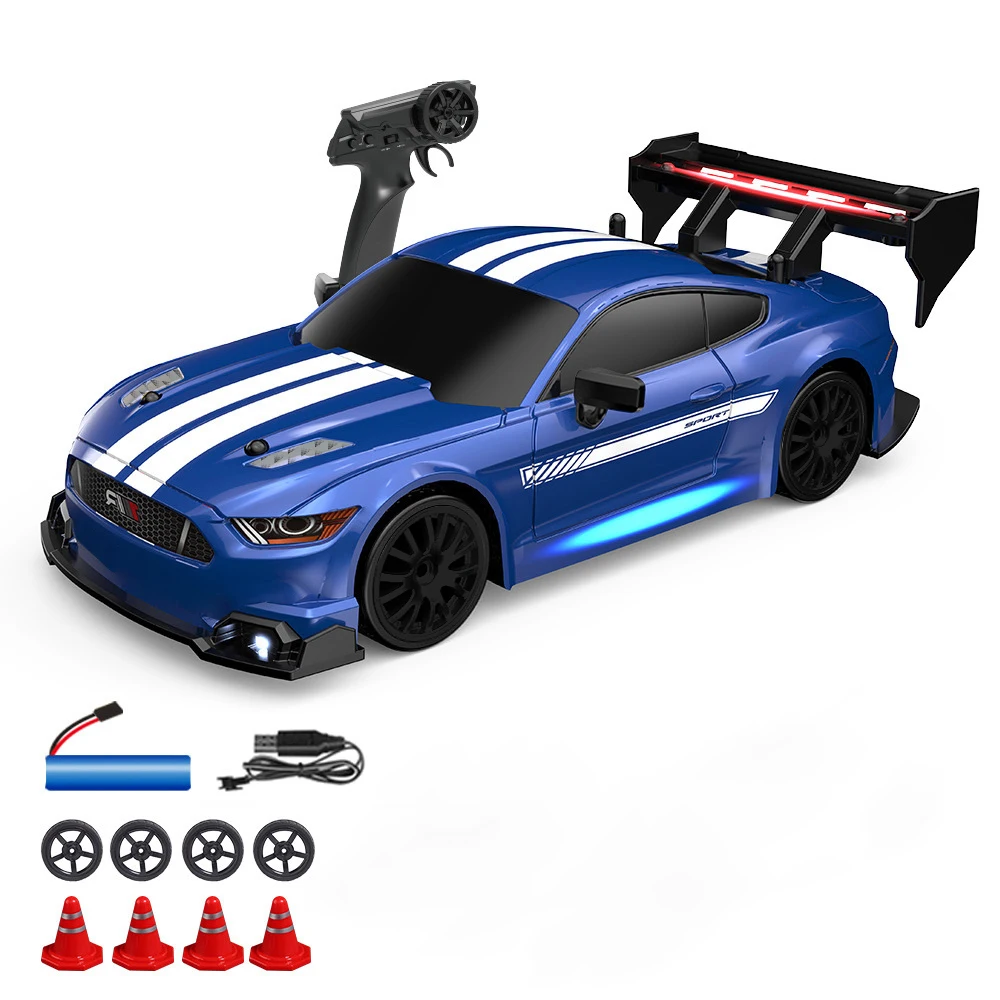 

Remote Control Car Toy 1:24 Drift High-speed RC Car Mustang AE86 4WD Racing Car Toy Remote Control Car Gifts for Boys