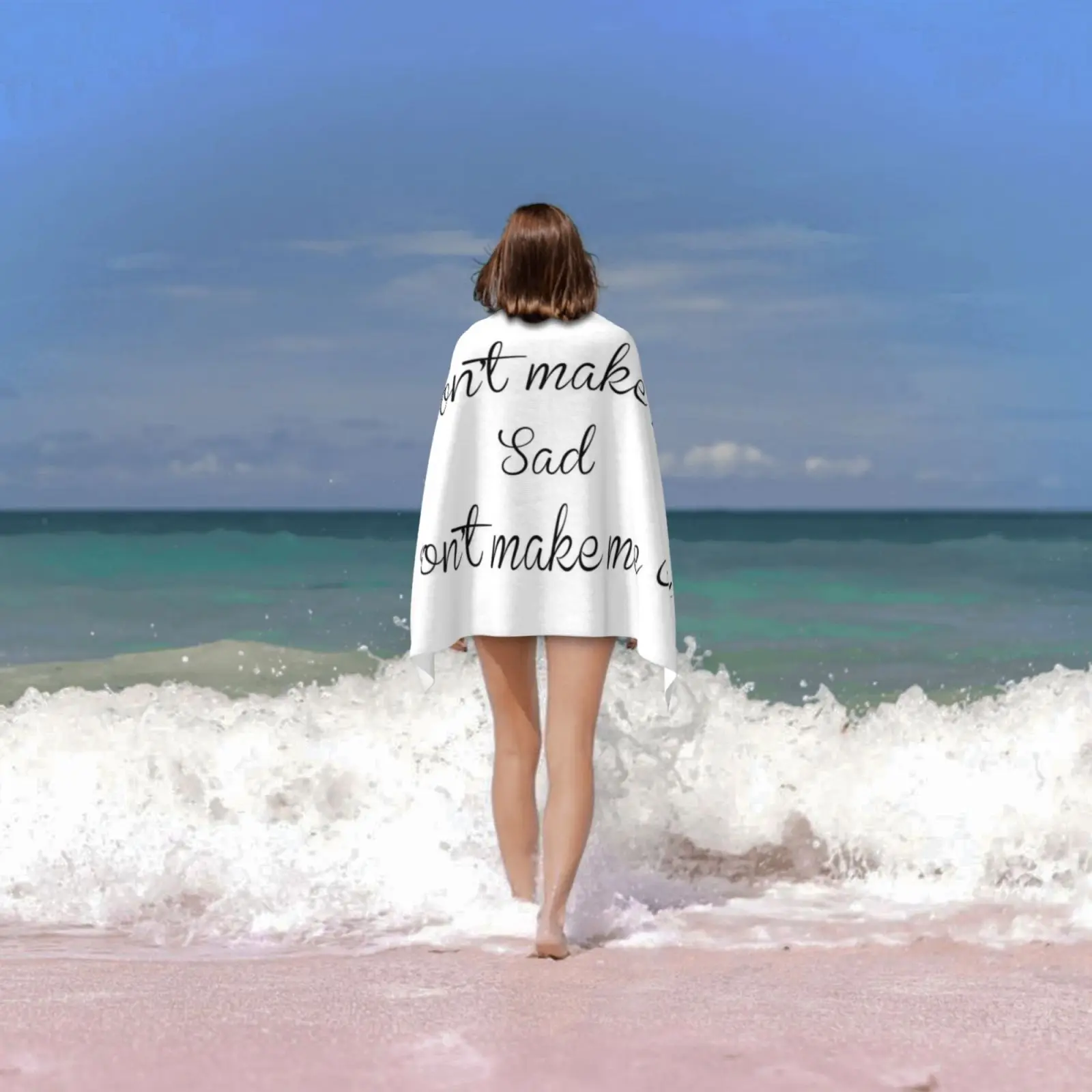 منشفة حمام حزينة لانا وسادة الشاطئ حزينة لانا ديل ري الموسيقى الطباعة Ldr الفتيات إقتباس