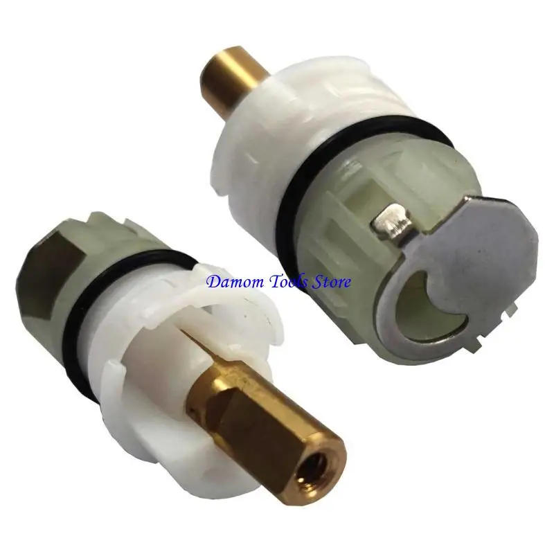 57BE Faucet Stem Assembly Repair Faucet Stem Part Faucet Stem Replacement ABS Material for RP25513 Two Handle Faucet