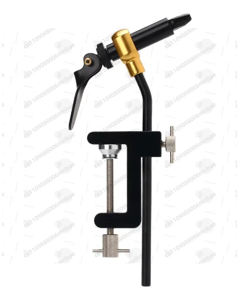 C-clamp 360 Degree Rotary Fly Tying Vise Tools Combo Kit 2mm Width Hardened Jaw Fishing Lure Making Tools Accessories