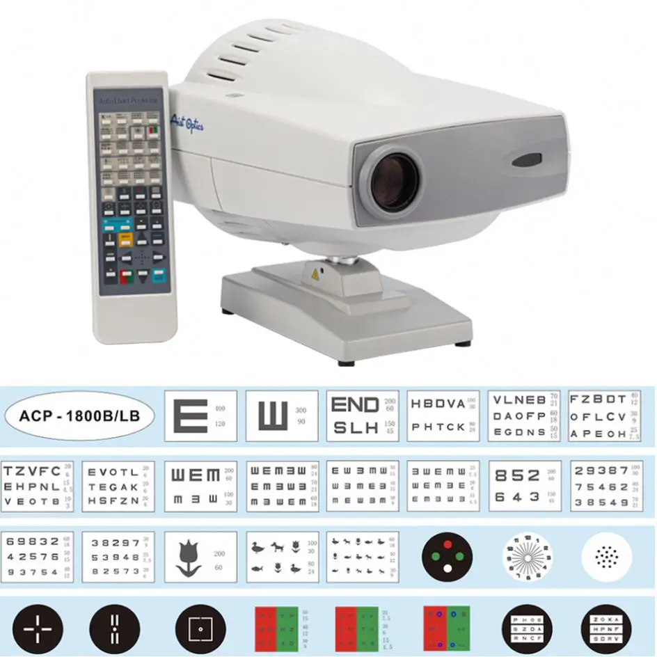 ACP-1800 Professional Digital Chart Projector for Eye Test Hospital Ophthalmic Auto Chart Projector Customizable ODM Supported