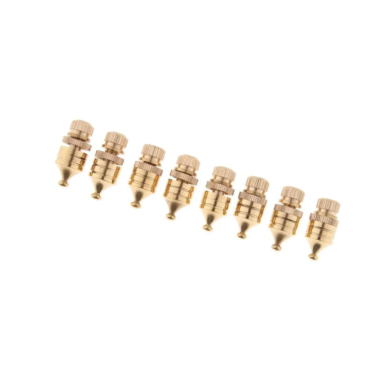 

8 Pack Pure Copper Speaker Shock Absorbing Spikes Feet Base Cones Protectors