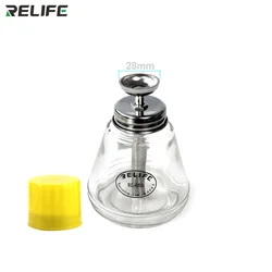 RELIFE RL-055 Glass Washing Water Bottle Copper Core Alcohol Bottle Metal Suction Pipe Pressing Type Automatic Water Bottle tool