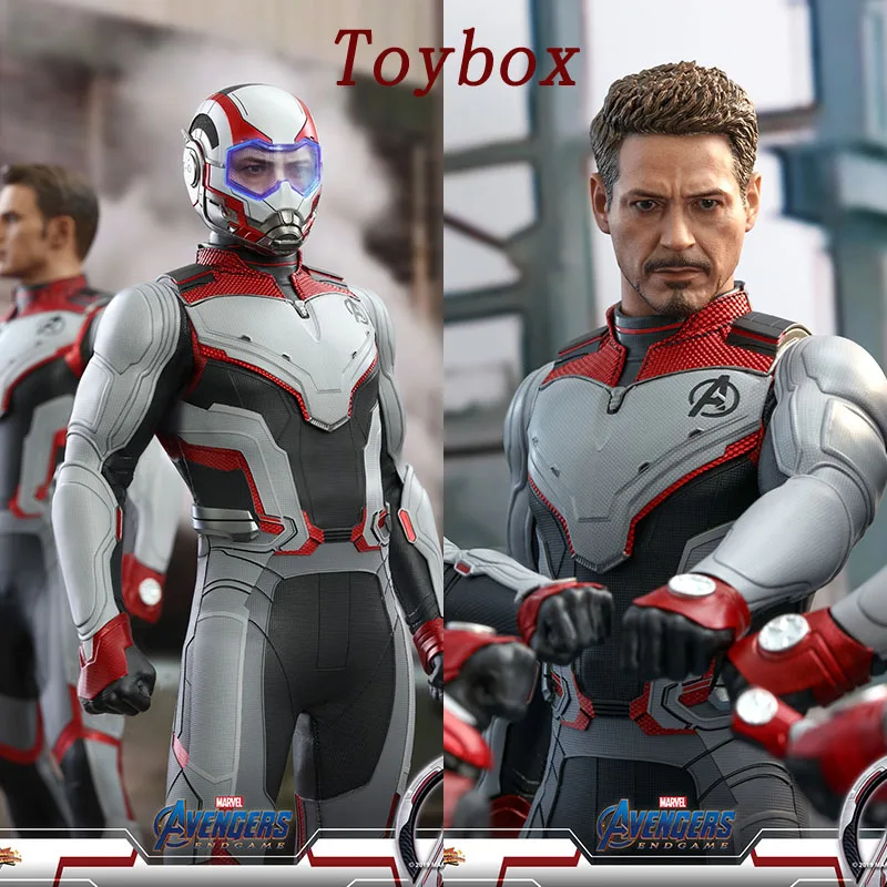 HOTTOYS HT MMS537 1/6 Tony Stark Iron Man Quantum Clothing Version Avengers End Game Marvel Movie Hobby 12