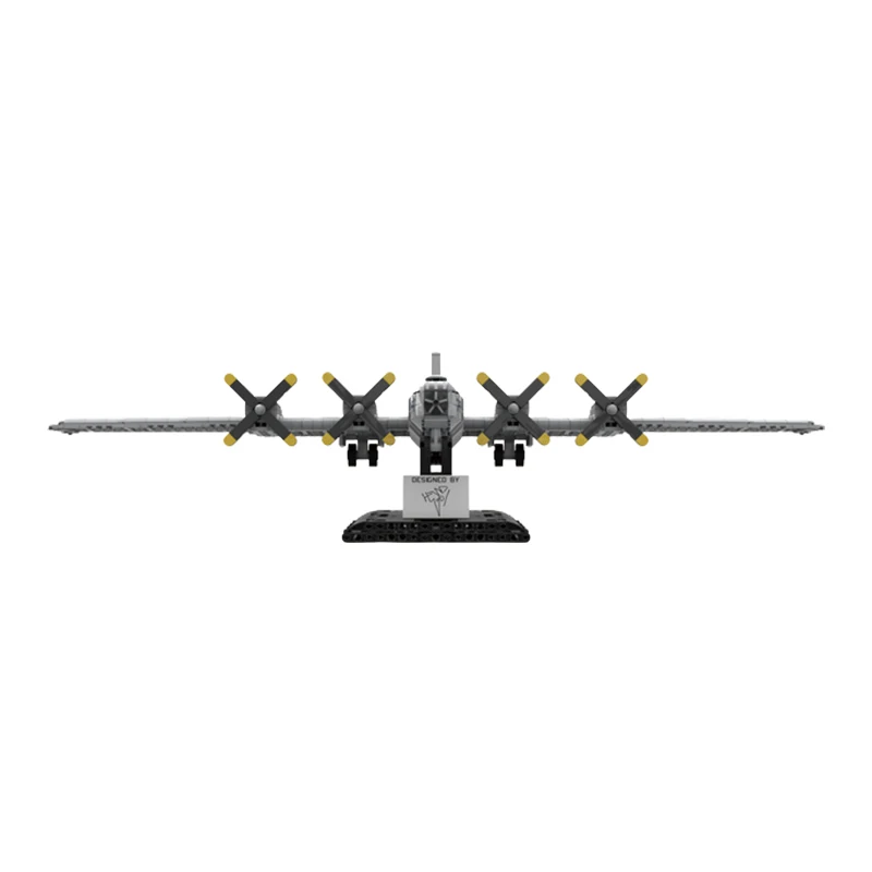 Militaire Armen Serie 1:72 Schaal B-29 Vechter MOC Bouwsteen Vliegtuigen DIY Model Collectie Experts Bricks Speelgoed Geschenken 1095 Onderdelen