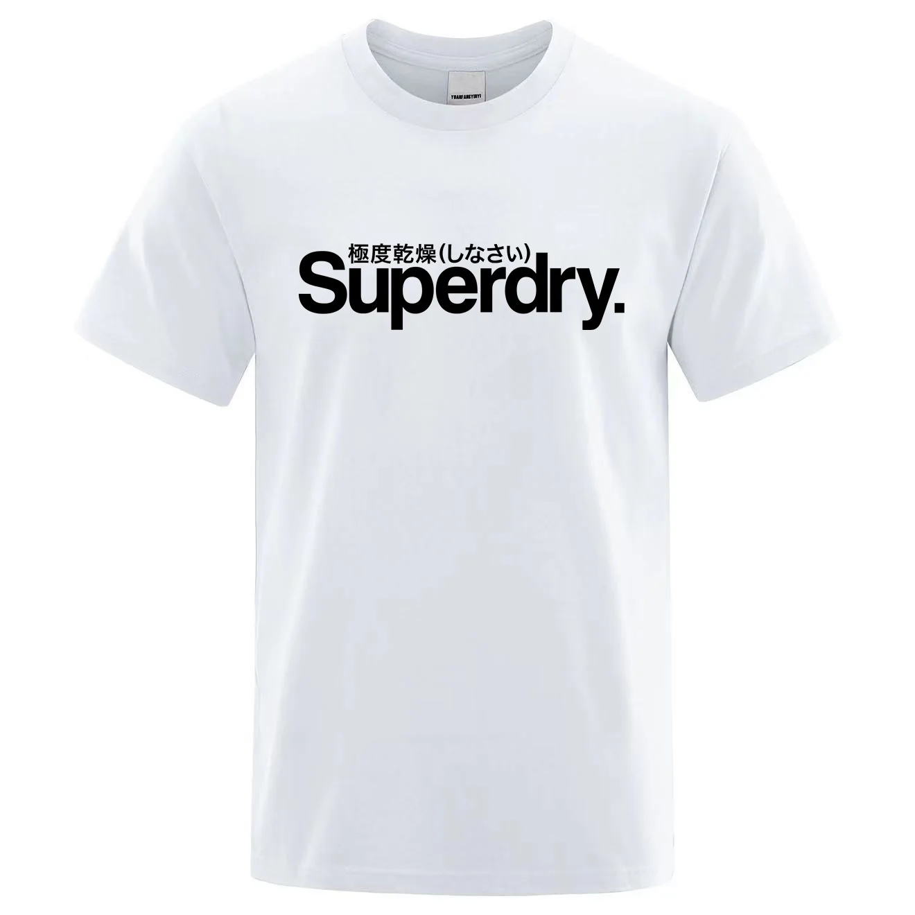 Uk Superdry Ultimate Dry Retro Men's Retro T-shirt Summer 100% Cotton Round Neck Comfortable Loose Street Couple Casual Top