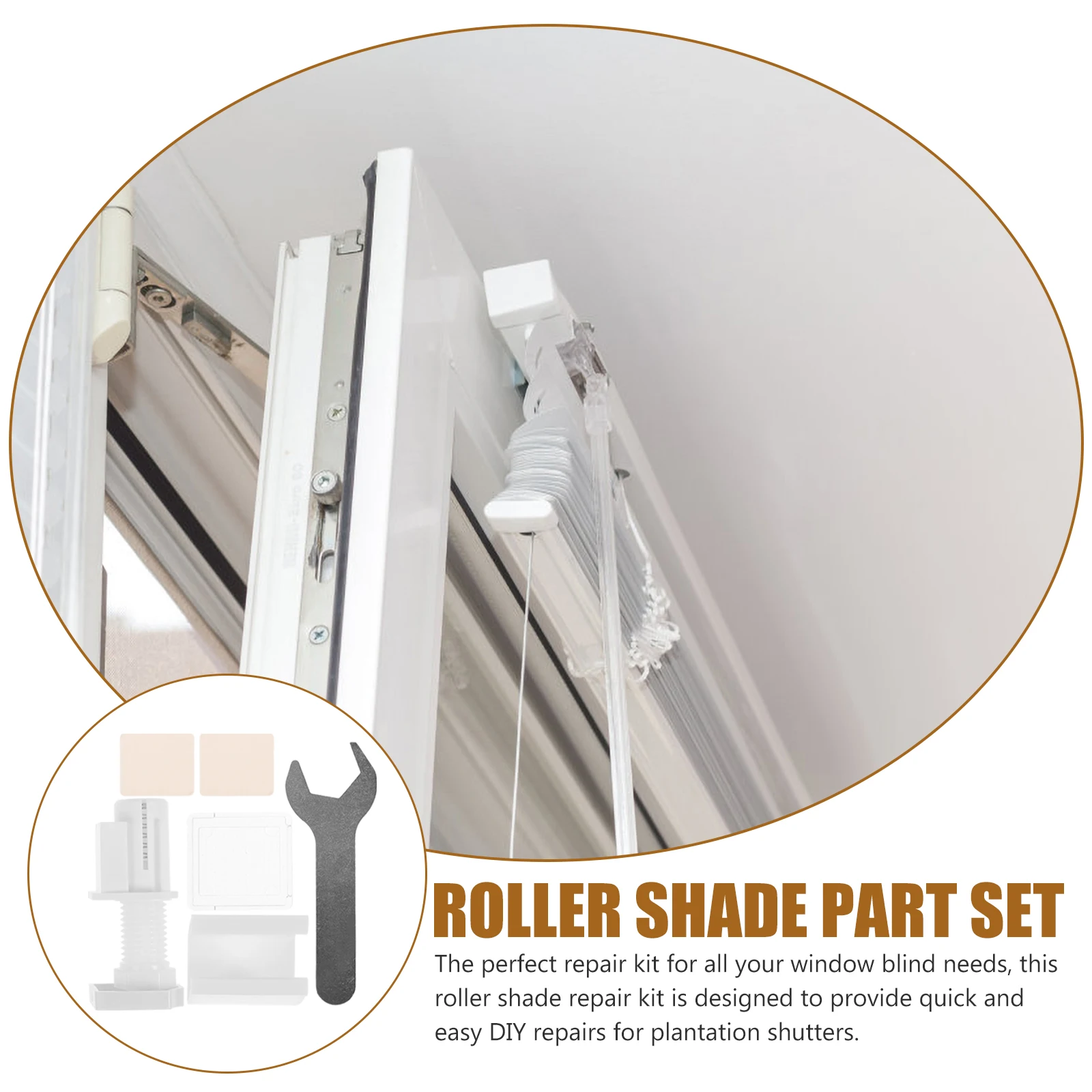 Roller Shades Blind Curtain Fitting Clutch Pulley Chain Repair Replacement Kit Plastic Parts Vertical Bead String Fitting