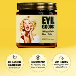 120g Beef Tallow And Honey Balm Moisturizing Whipped Beef Tallow Face Cream Body Lotion Grass Fed Grass Finished Face Cream Care