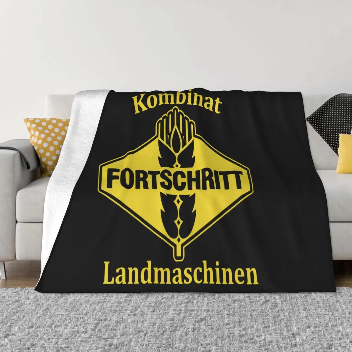 Kombinat Fortschritt Blau 303 305 Traktor Ifa Lpg Agra Zt 300 Stylish Formal Top Quality Woman Goth Throw Blanket