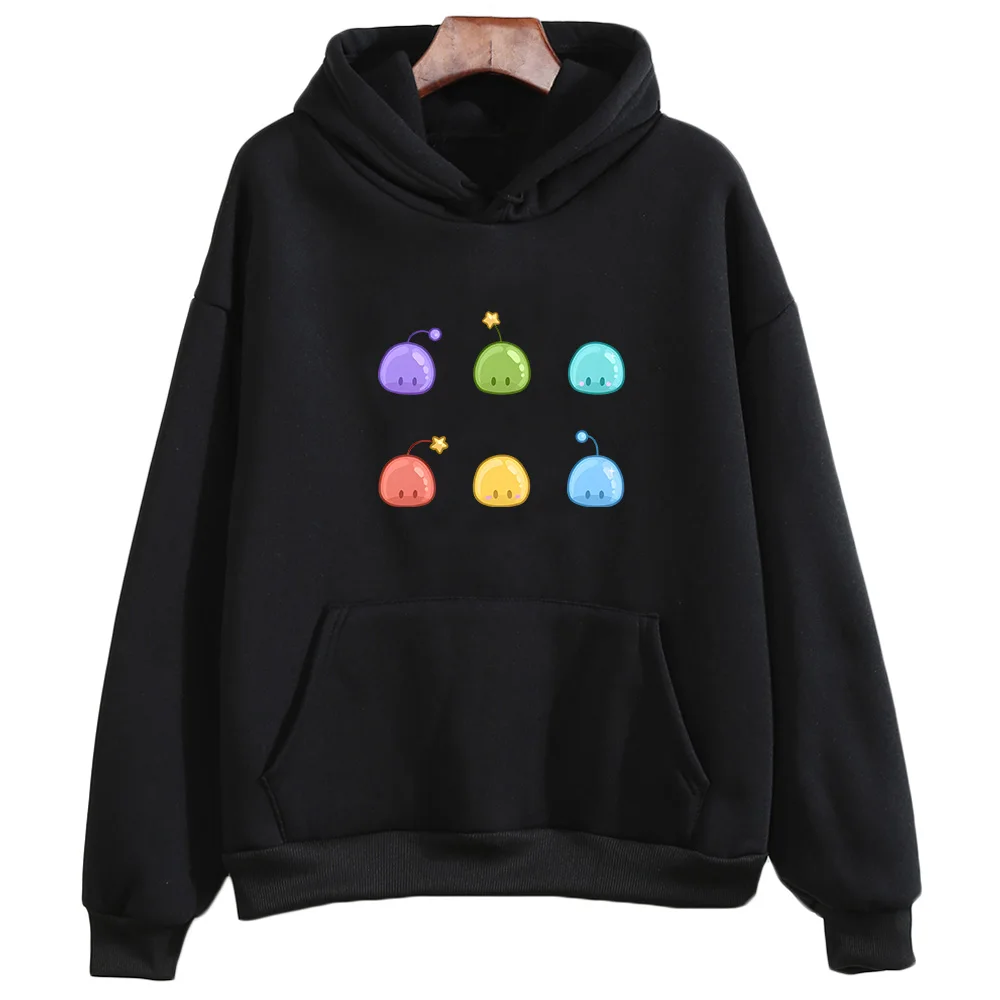 

Stardew Valley Slime Print Clothing Cute/kawaii Graphic Hoodies Female/male Autumn Long Sleeve Sweatshirts Soft Fleece Pullovers