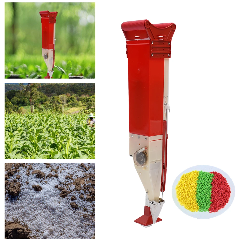 

Manual Fertilizer Applicator Adjustable Height Vegetable Garden Planter Tools for Efficient & Comfortable Fertilizer Spreading
