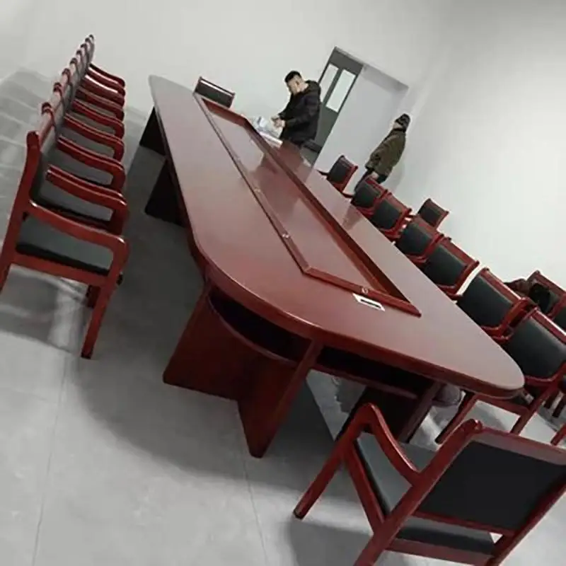 Office Conference Table Long Table Oval Large Conference Room Meeting Table and Chair