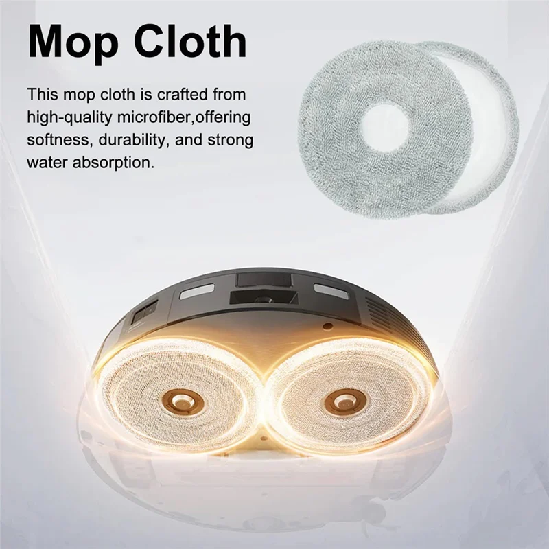 

A63X-For Roborock Saros 10R / G20S Ultra Robot Vacuum Cleaner Replacement Accessory Kit - 1 Set Main Brush, HEPA Filters