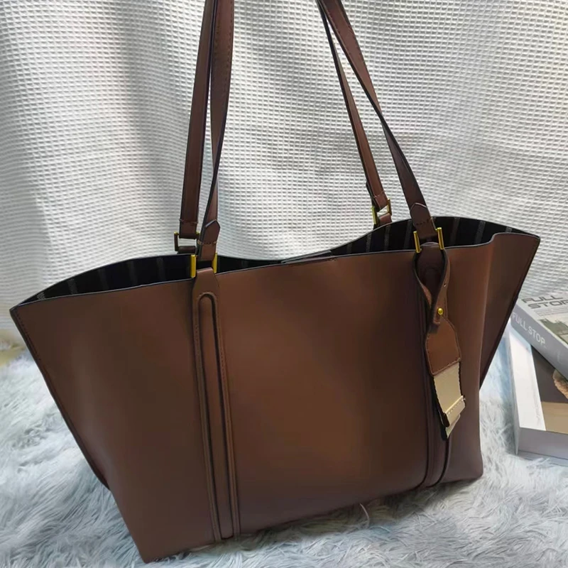 

Women's PU Leather Tote Bag, Minimalist Shoulder Bag Large Capacity, Office Work Commute Shopping Bag, Fashion Underarm Purse