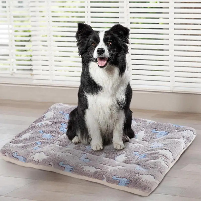 Fall/Winter Pet Sleeping Pad Soft Dog Bed Mats flannel PP cotton Pet Sleeping Bed Mats for Dogs Cute Pet Pad Warm Accessories