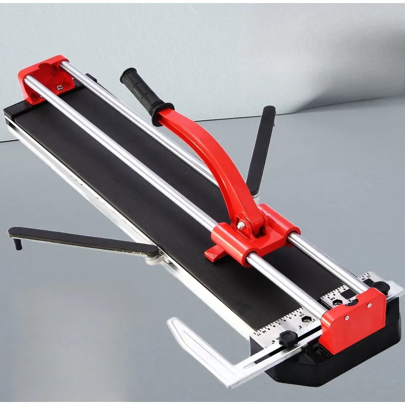 Aluminum alloy tile cutting machine push knife manual floor tile rowing knife double track parallel bar