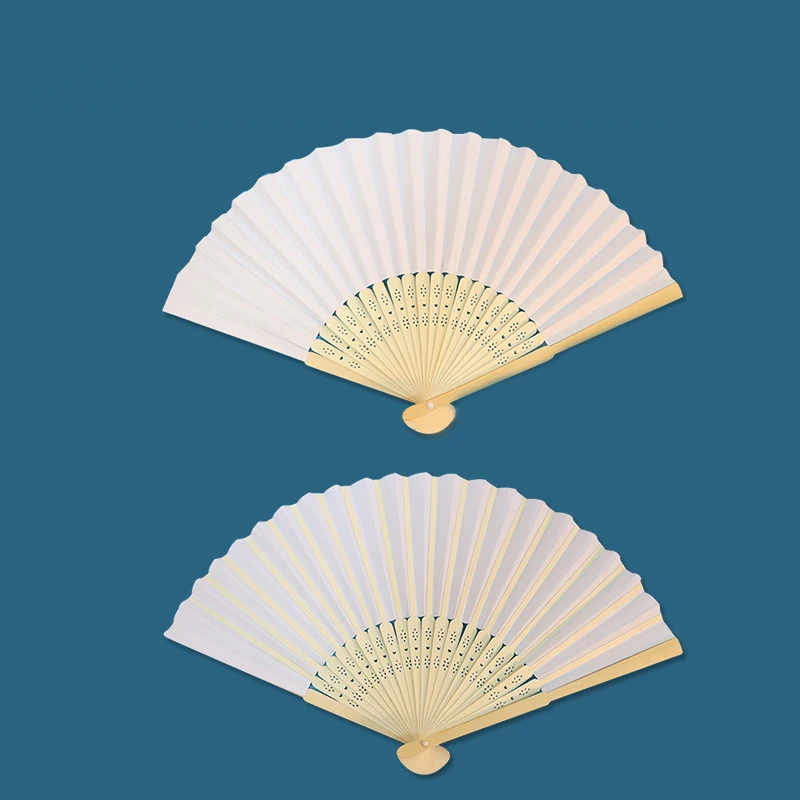 2 Personalized Handmade Silk Wedding Fans, Party Gifts, Customized Gifts, Folding Paper Fans, Portable Chinese Bamboo Fans