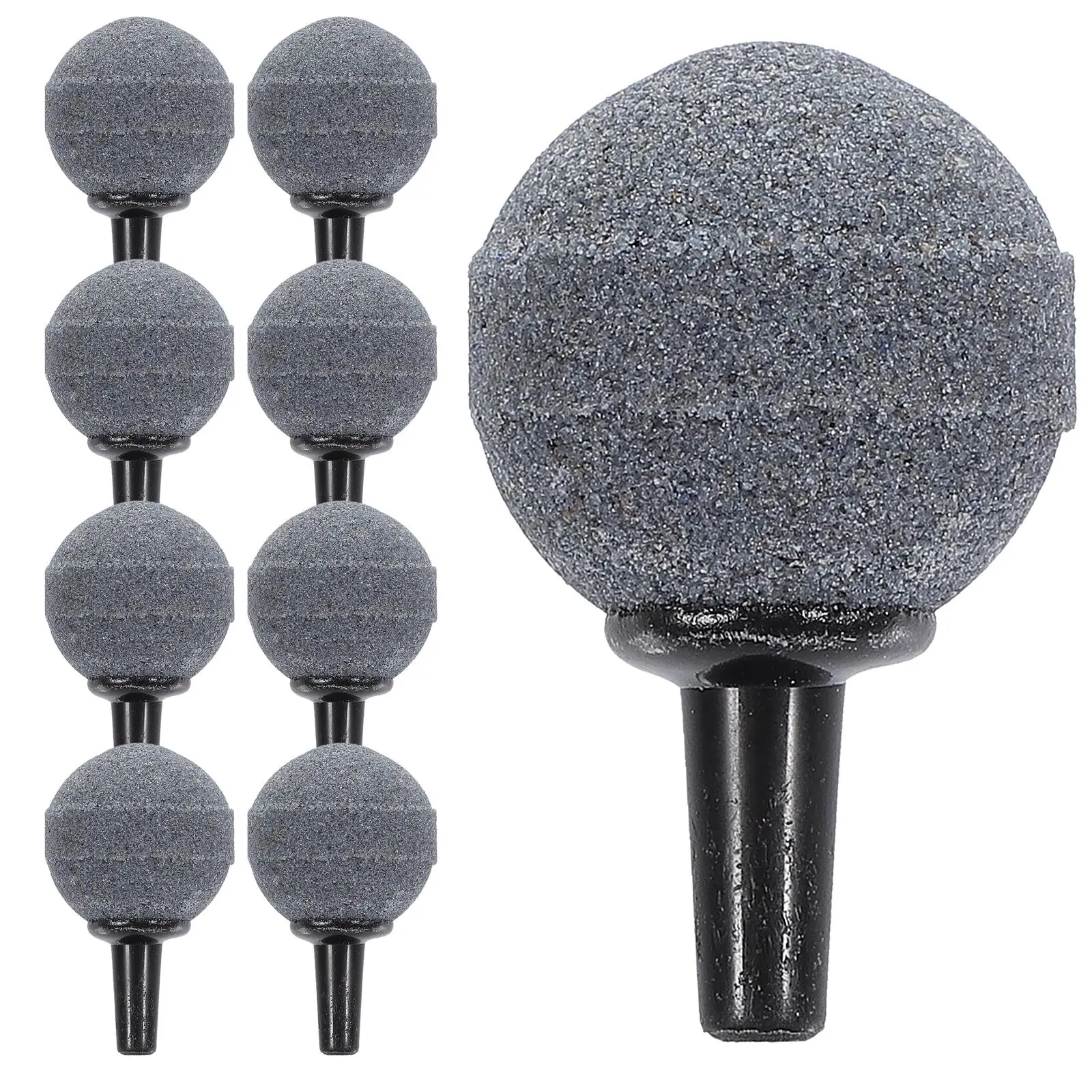 

10 Packs Round Air Stones Oxygenator for Aquarium Fish Tank Hydroponics Bubble Diffuser Ball Shape Mineral Material