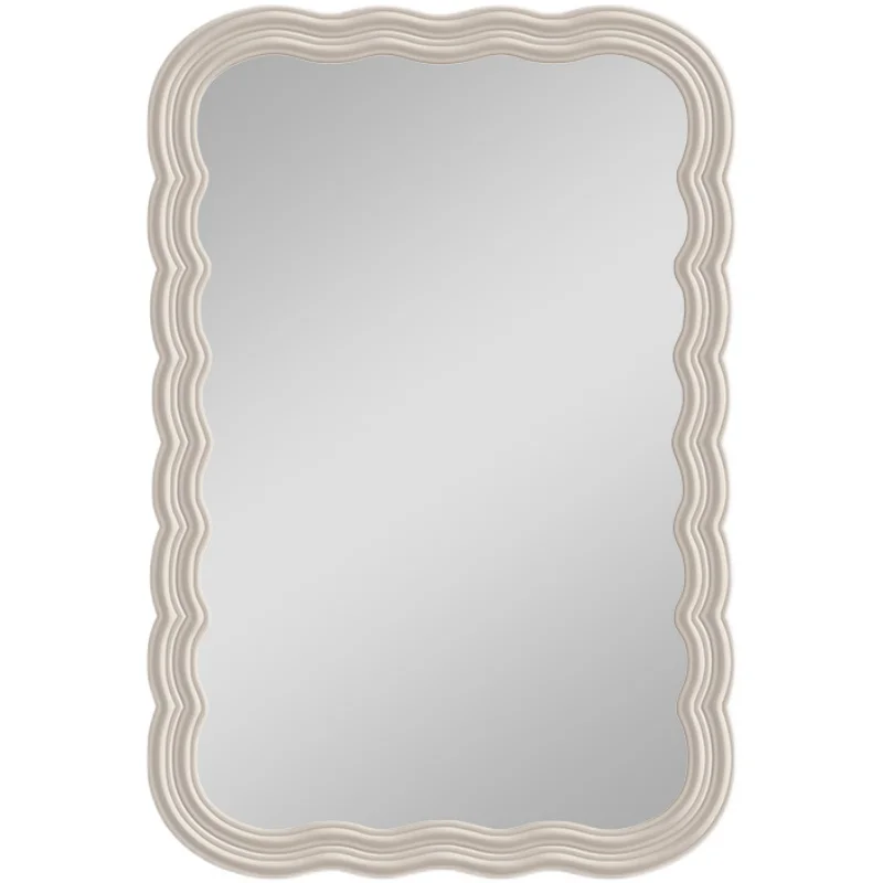 Heart Bathroom Decorative Mirrors Wall Full Length Makeup Big Mirrors Wavy Long Decoracion Hogar Bathroom Furniture CN50ZS