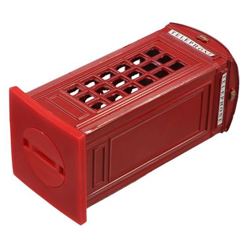 ABNM Telephone Booth Piggy Bank Piggy Bank Souvenir Great Gift For Children Home Decoration