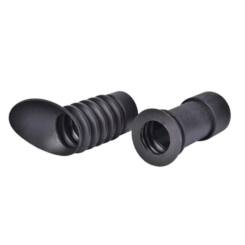 2 Different Ocular Eye Protector Extend Length Scope Lens Cover Rubber For Rifle