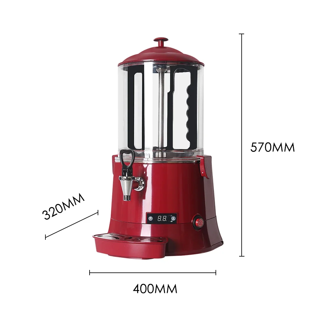 Lxchanホットチョコレートディスペンサー、ホットドリンク補充機、チョコレートミルクコーヒー用、ミキシング装置、10l