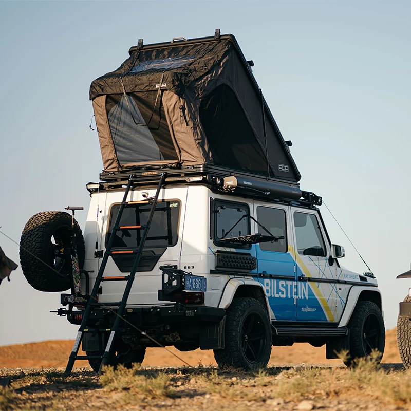

Overland Hardshell Aluminium Rooftop Tent 5.5cm Memory Foam With Mattress Uv-Resistant Off-road RTT