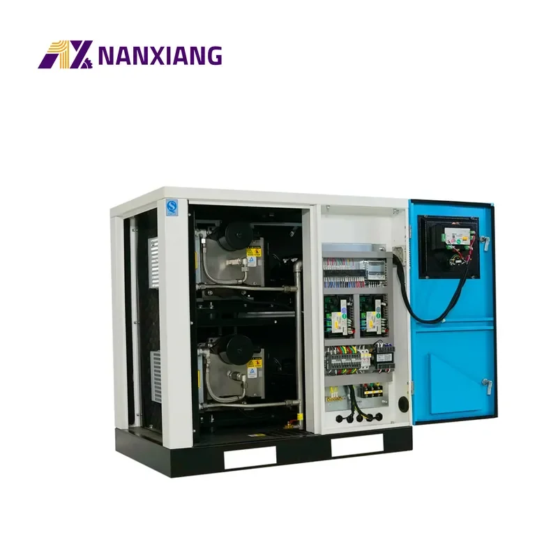 Nanxiang High Efficiency Oil Free Scroll Air Compressor 30kW 113CFM Belt Driven Silent Type Industrial Oil-Free Air
