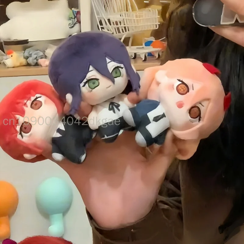 NovaNora Chainsaw Man 10Cm Printed Plush Doll Plush Keychain Makima Power Reze Bag Pendant For Anime Fans Collection