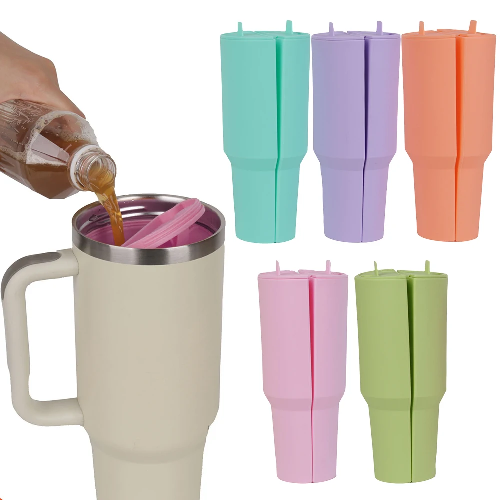 Silicone Drink Divider Insulated Mug Divider Water Cup Double-Flavor Lining for Stanley Cup 40oz