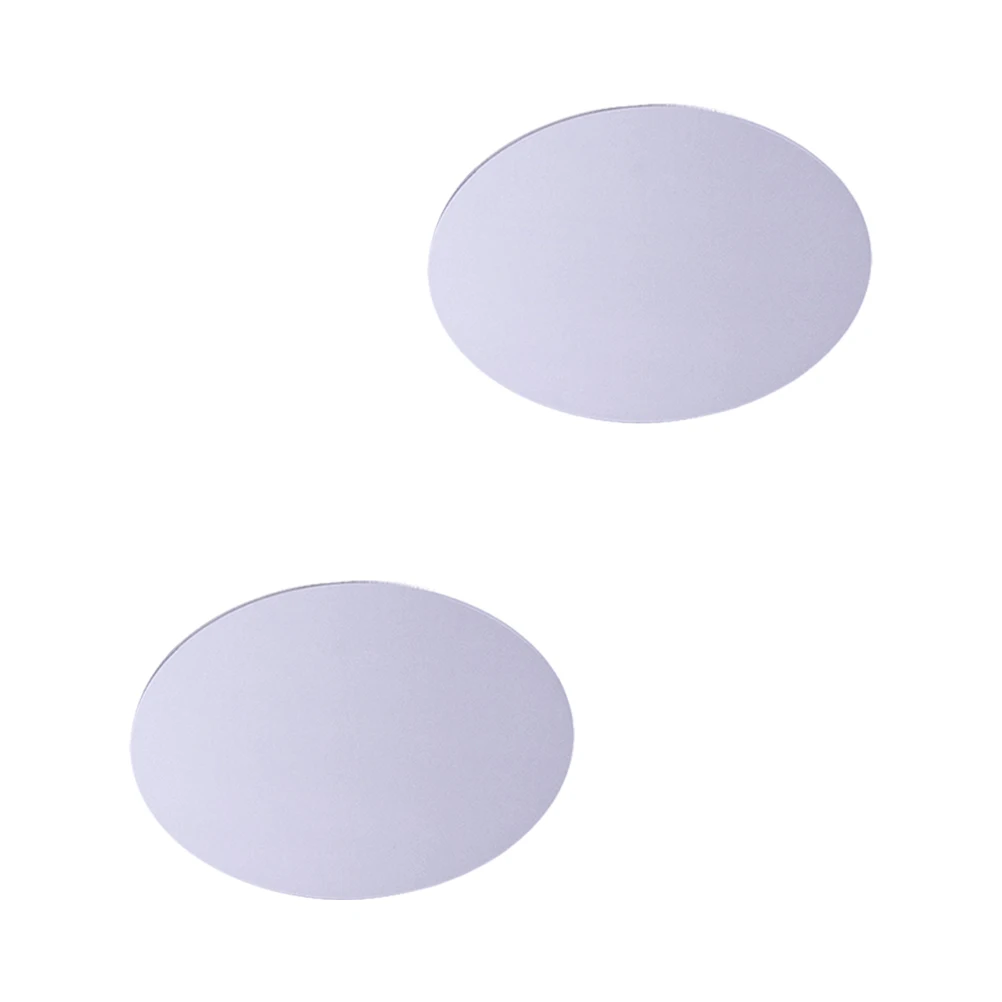 

2 Pcs Mirror Props Silver Reflective Acrylic Waterproof Durable Jewelry Photography Background Decorative H held for