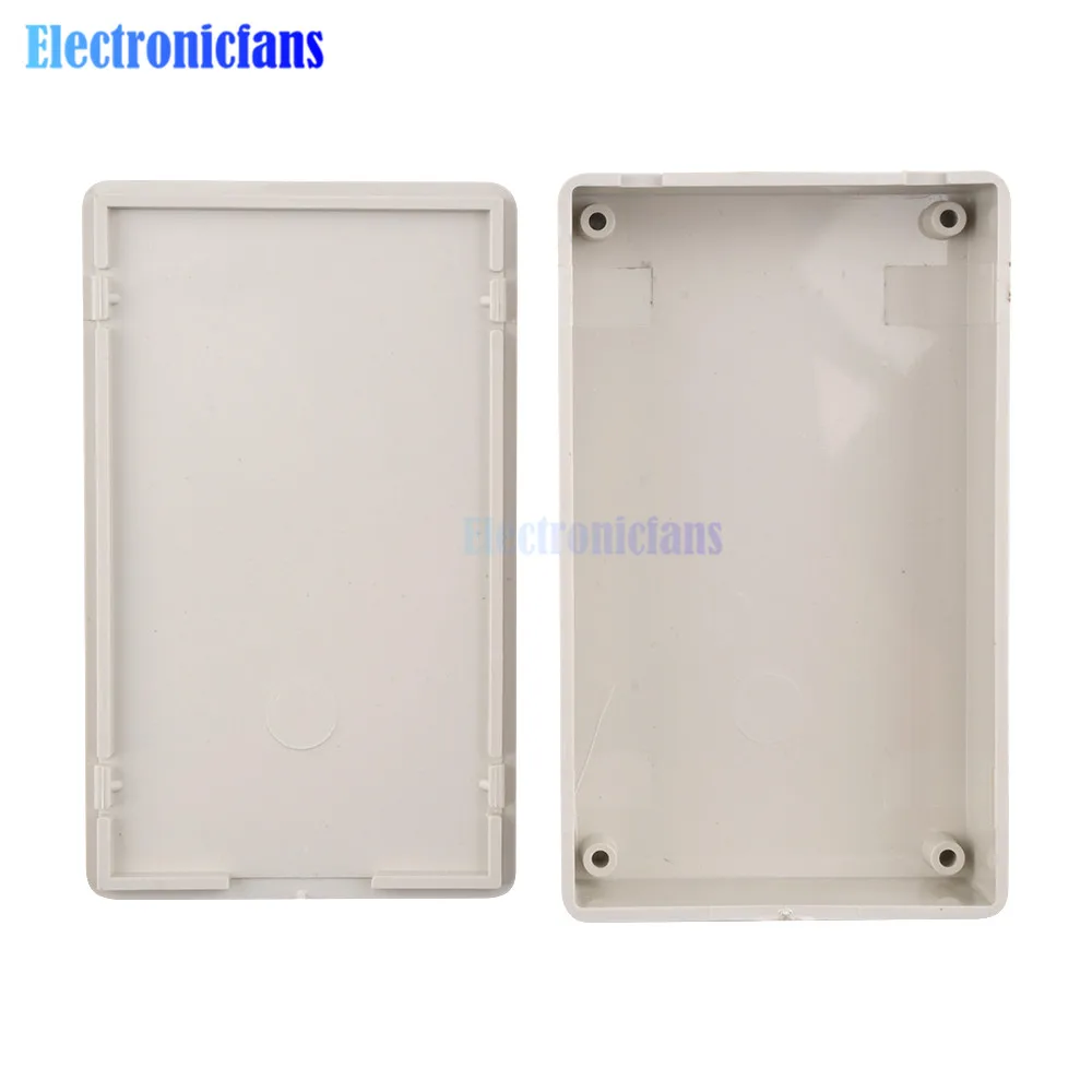 Plastic Waterproof Cover Electronic Project Instrument Enclosure 100 x 60 x 25mm ABS DIY Box Case Power Junction Box Black White