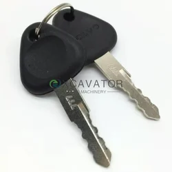 1PC/2PCS/5PCS 777 Key for Volvo Excavator & Heavy Equipment Ignition Switch Starter Replacement Fit Many Models