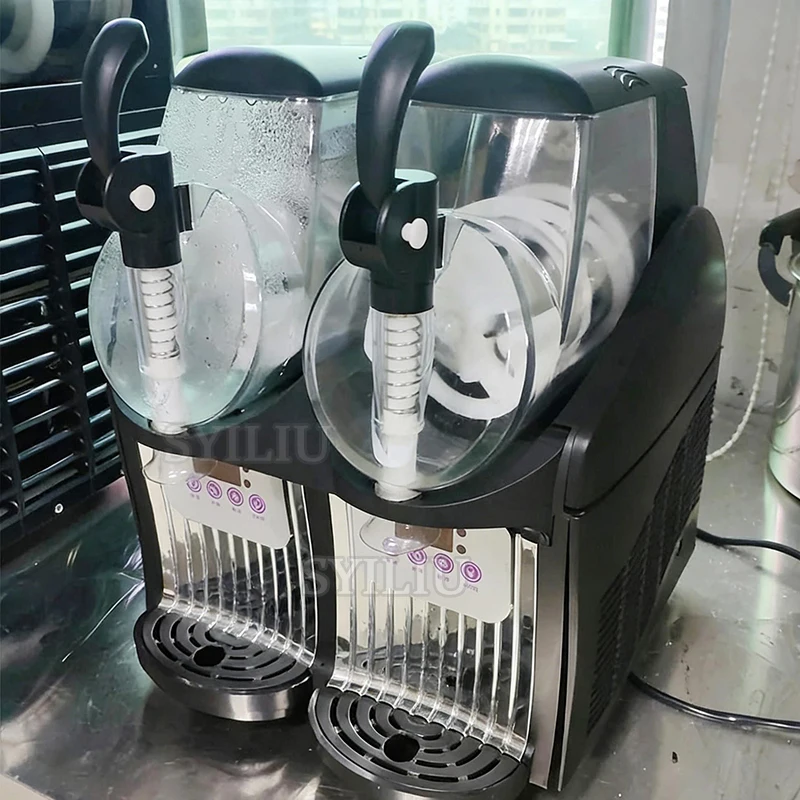 1/2 Jar Commercial Slushie Machine Slush Maker Frozen Drink Dispenser Juice Smoothie Granita Vending Machine