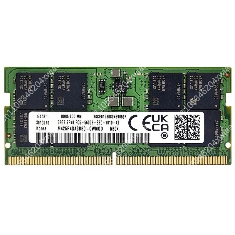DDR5 SODIMM Memory Module 16G 32G 5600MHz High Performance RAM for Laptop Upgrade