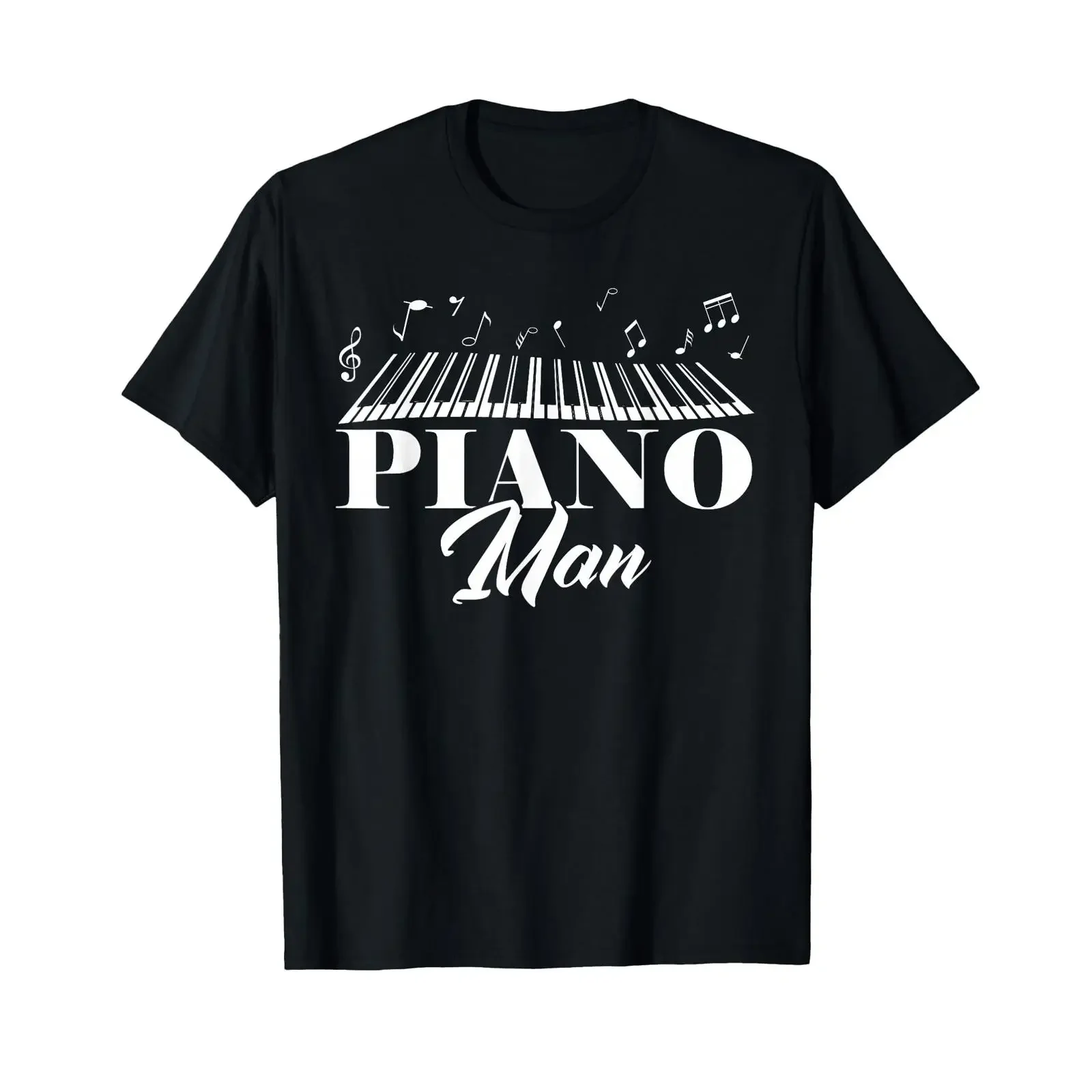 Men's Musician Jazz Band Piano amp Keyboard T Shirt black vintage Washed Soft Comfortable homme Breathable Stretched streetwear