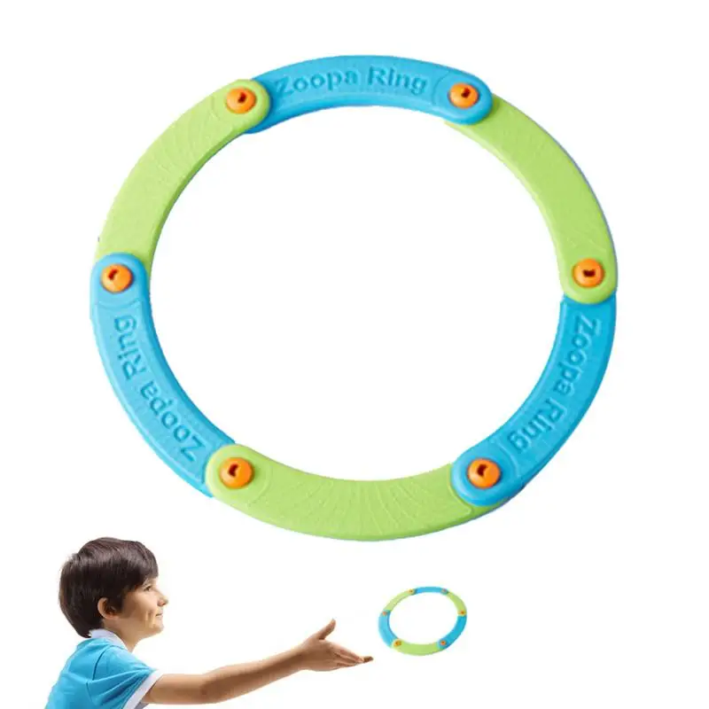 Tosy Flying Ring Kids Flying Disc Portable Foldable Tossy Flying Disc Safe Tossy Flying Disc Flying Disc For Kids Outside Play