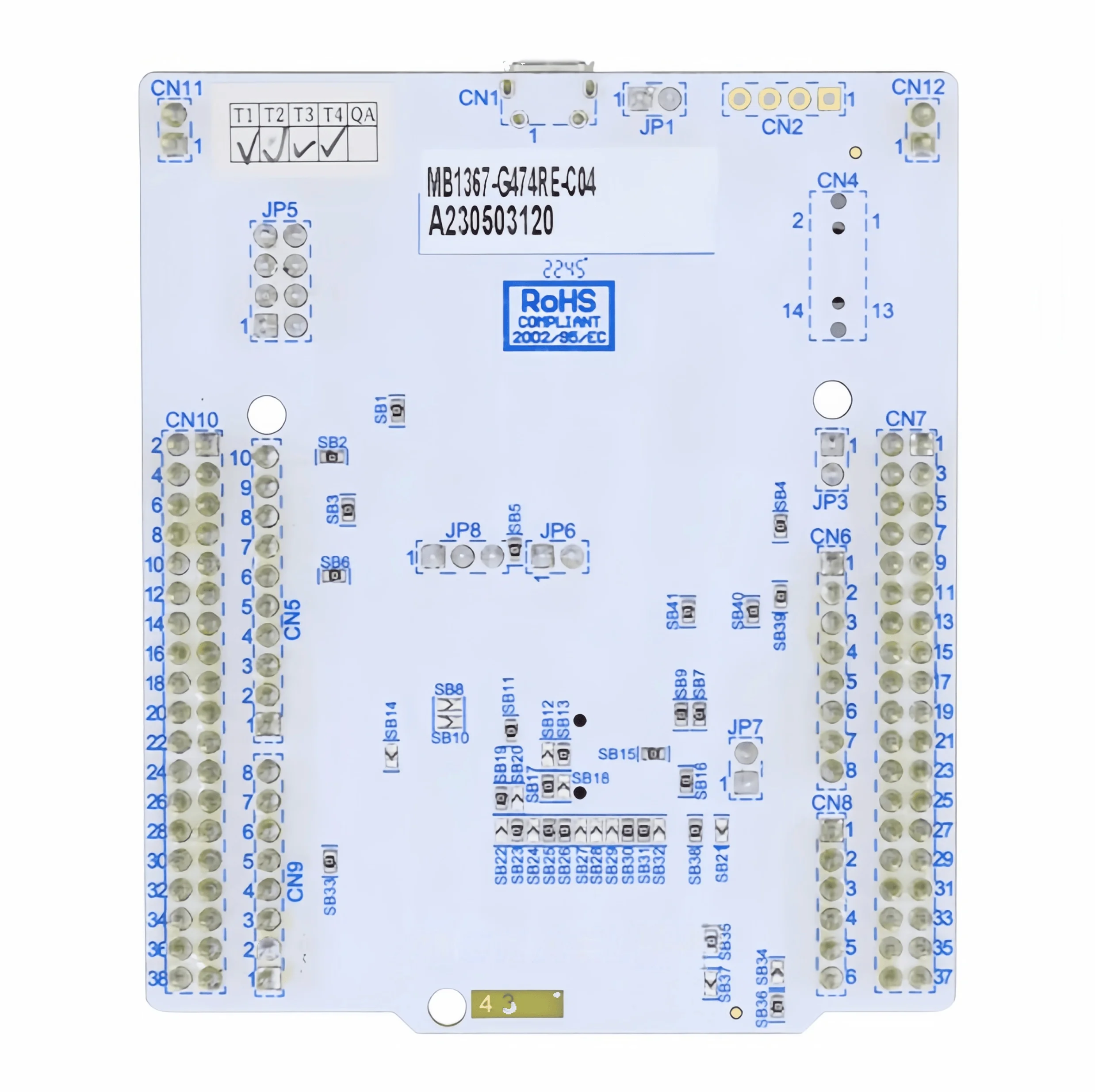 

NUCLEO-G474RE STM32G474RET6 Микроконтроллер STM32 Плата разработки Nucleo-64