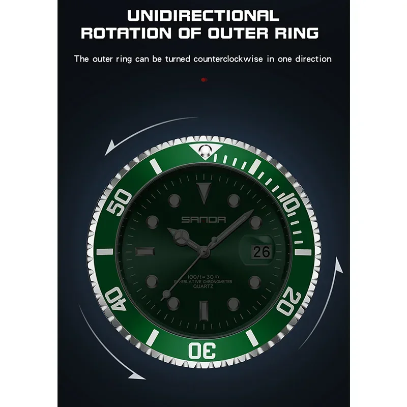 SANDA 7018, хит продаж, мужские кварцевые часы, спортивные мужские часы, лучший бренд, роскошные водонепроницаемые силиконовые кварцевые часы, мужские часы Relogio Masculino