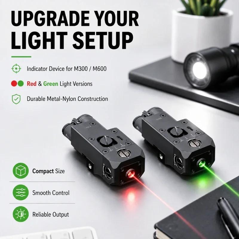 Metal Nylon Shell Position Indicator Storage Box Battery Holder Matching M300 M600 Torch Remote Switch