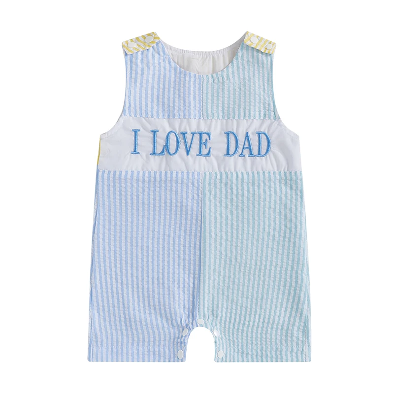 

0-18M Newborn Baby Boy Romper Sleeveless Jumpsuit Outfit Overall Summer Clothes