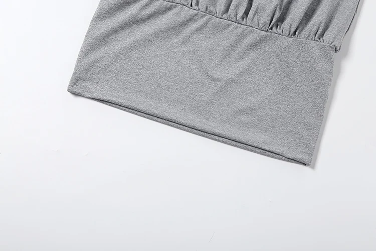 Weird Puss Modisches Einfaches Kleid für Damen, Herbst-Trend, Geraffter V-Ausschnitt, Ärmellos, Sexy, Mitternacht, Street-Party, Club, Pfirsichfarben, Figurbetont – Detail 10
