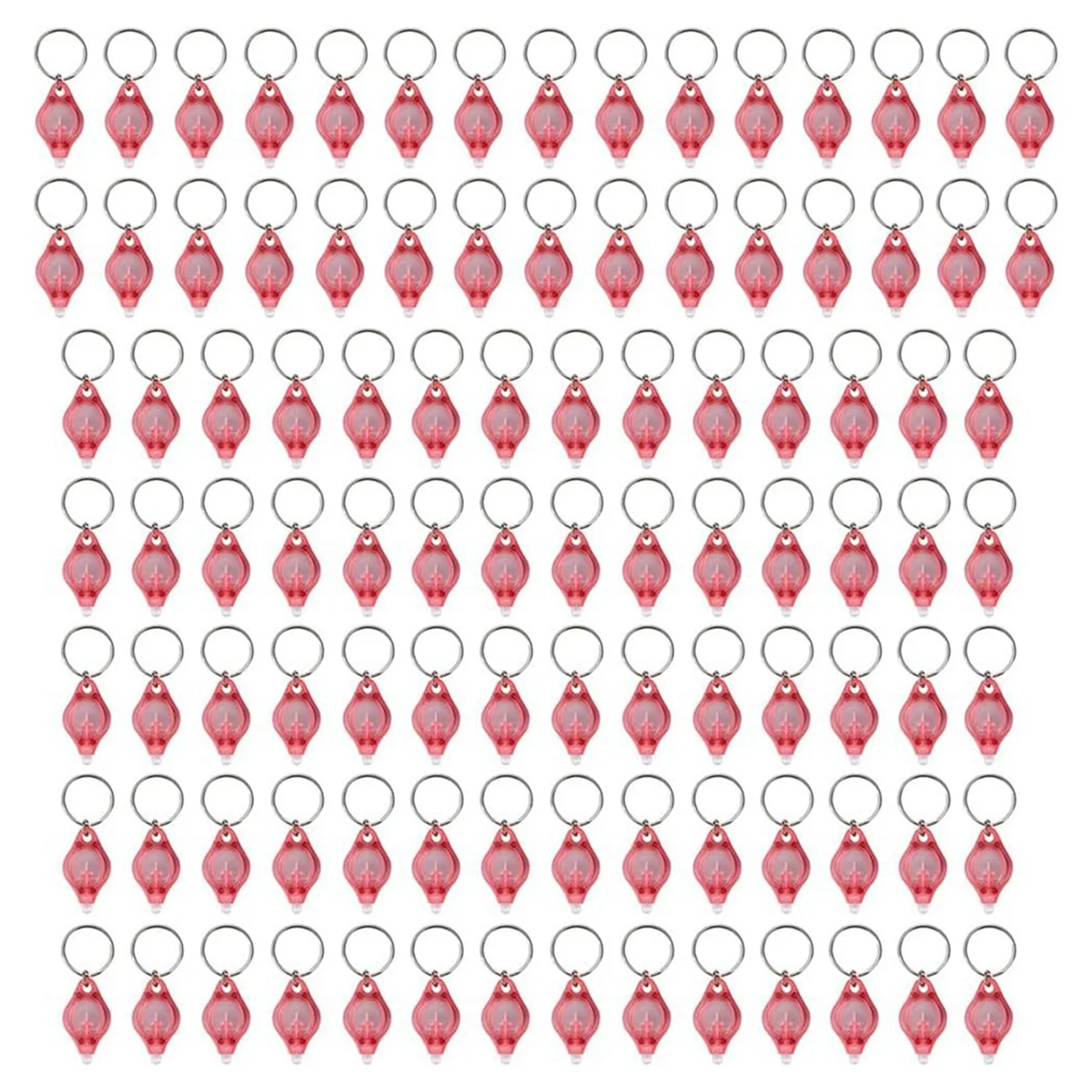 

AB7-Pack of 100 LED Keychain Flashlight, 395Nm UV Keychain Flashlight, UV Light Flashlight Keychain,Pink