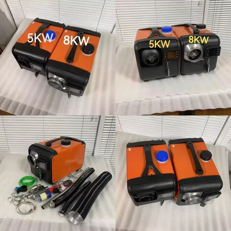 for Vevor 12V 24V 5KW 8KW Diesel Air Heater Portable with LCD Display for Trucks Similar to Webasto